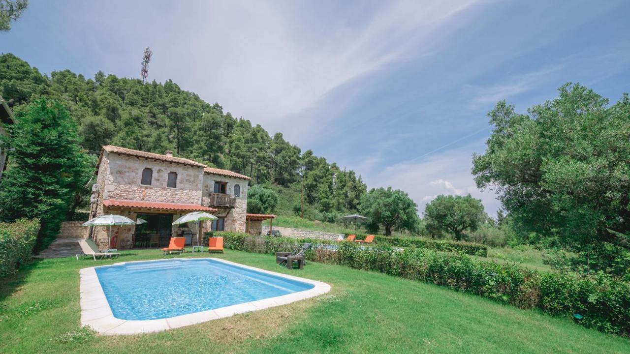 Stone Made Private Pool Villas Kriopigi Exteriér fotografie