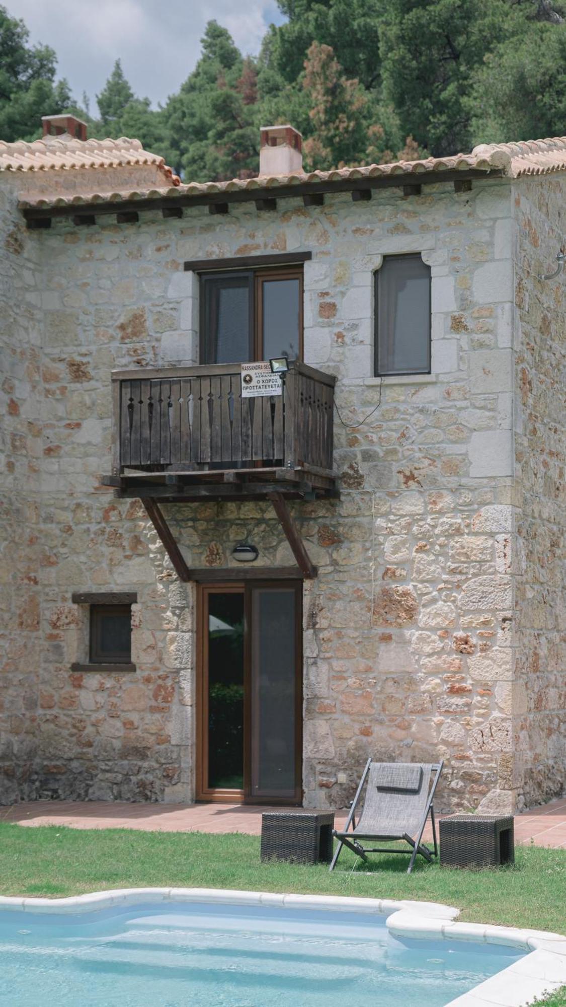 Stone Made Private Pool Villas Kriopigi Pokoj fotografie